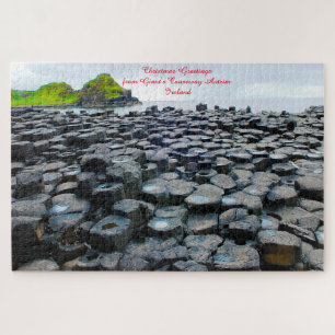 Giant's Causeway Antrim Irland. Puzzle