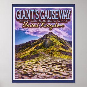 GIANT's CAUSEWAY - ANTRIM NORDIRLAND Vereinigtes K Poster