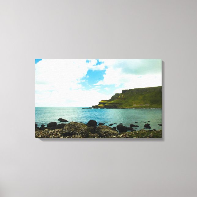 Giants Causeway in Irland Stretched Canvas Print Leinwanddruck (Vorderseite)