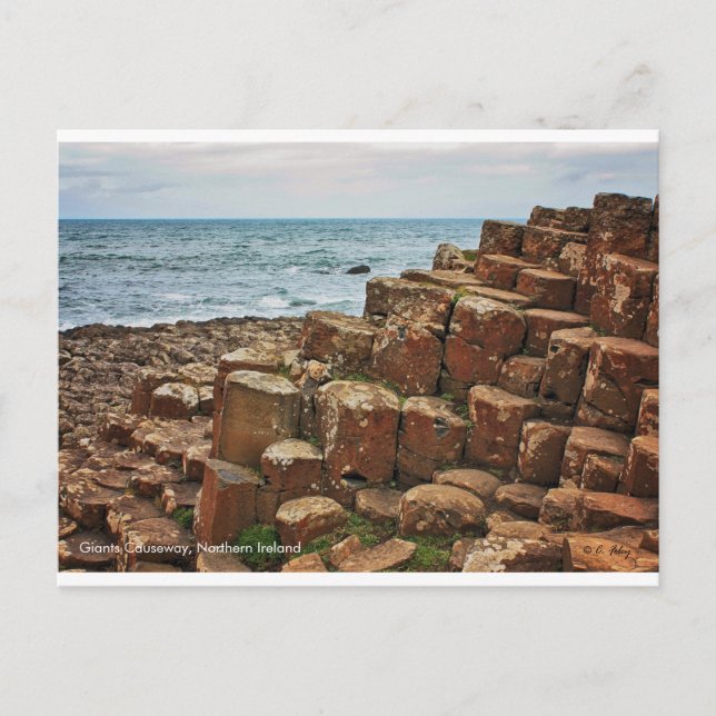 Giants Causeway, Irland, Postcard Postkarte (Vorderseite)