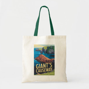 Giant's Causeway Irland Reise Kunst Vintage Tragetasche