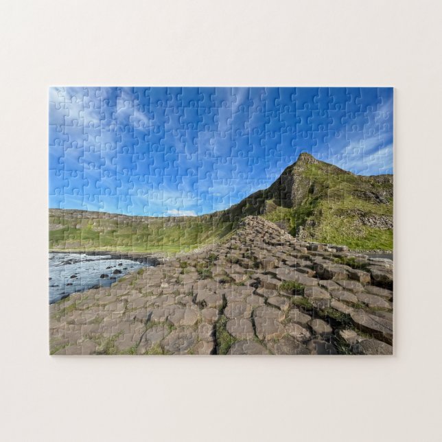 Giants Causeway mit Blue Sky in Nordirland Puzzle (Horizontal)