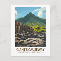 Giant's Causeway Nordirland Illustration