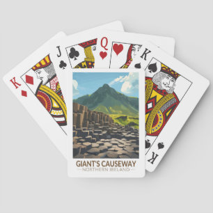 Giant's Causeway Nordirland Illustration Spielkarten
