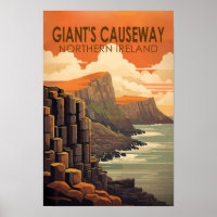 Giants Causeway Nordirland Reisen Vintag