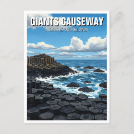 Giants Causeway Nordirland Travel Postkarte