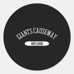 Giants Causeway Shirt Clic Style Giants Causeway Runder Aufkleber