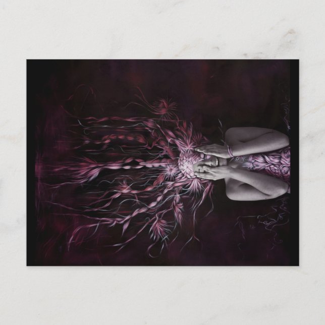 GIAWIL Pink Postkarte (Vorderseite)