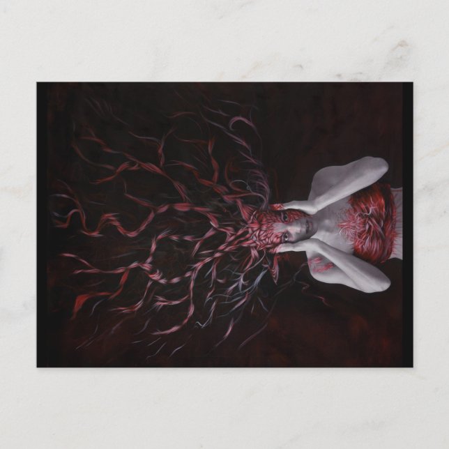 GIAWIL RED POSTKARTE (Vorderseite)