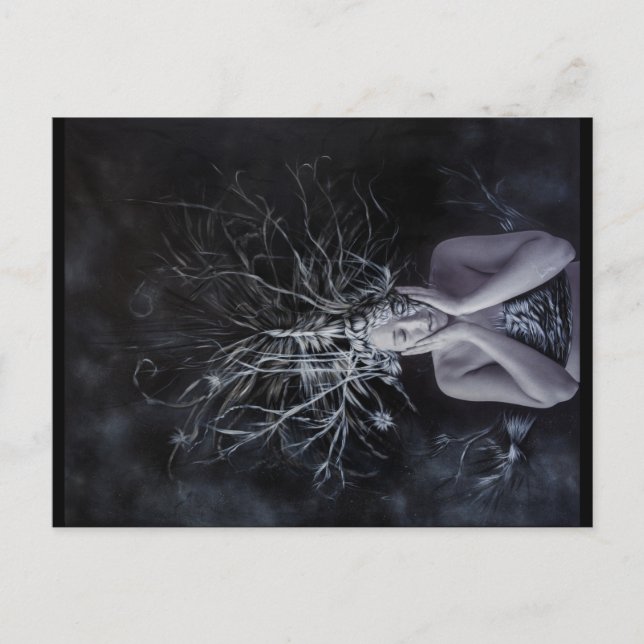 GIAWIL Wise Gray Postkarte (Vorderseite)