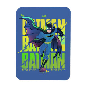 Gib Batman nie auf, der mit Grafik läuft Magnet