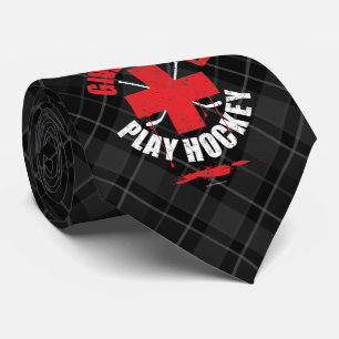 Gib Blood Play Hockey Krawatte