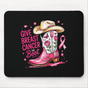 Gib Brustkrebs den Laufpass Brustkrebs Nk Ribbo Mousepad