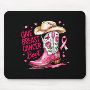 Gib Brustkrebs den Laufpass Brustkrebs Nk Rippe Mousepad