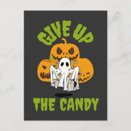 Gib das Kandy Halloween auf! Postkarte