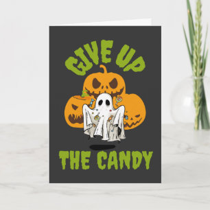 Gib das Kandy Halloween-Gruß auf Karte