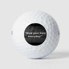 Gib Deinen Besten Jeden Tag Golfball