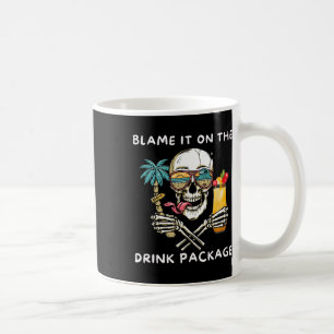 Gib dem Getränkepaket die Schuld Lustiges passende Kaffeetasse