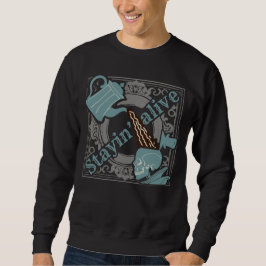 Gib den Kaffee rein! Sweatshirt