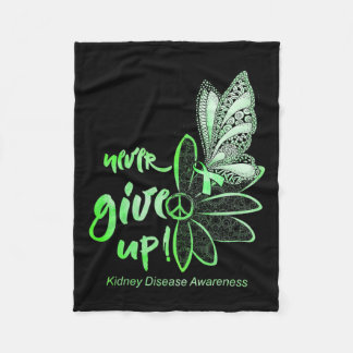 Gib den Schmetterling der Nierenerkrankung auf Fleecedecke