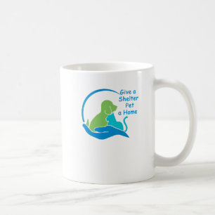 Gib einem Haustier eine Zuhause Tasse