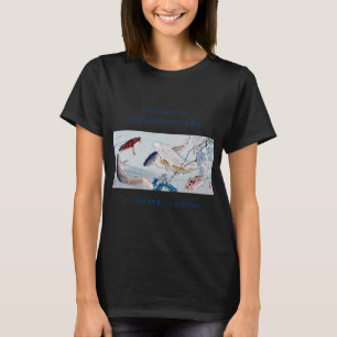 Gib einem Mann einen Fisch â€“ Vintage-Koi-Hunger- T-Shirt