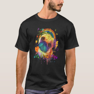 Gib einem Mops einen Knuddel Holländische Bulldogg T-Shirt