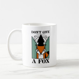 Gib einer Fuchs lustige Fuchs Grafik Classic Tasse