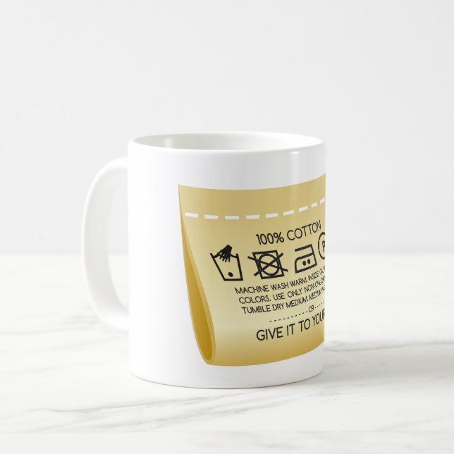Gib es deiner Mom 1 Kaffeetasse (Vorderseite Links)