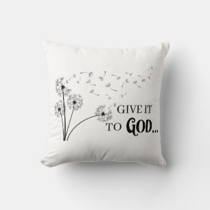 Gib es Gott Leuchter Kissen