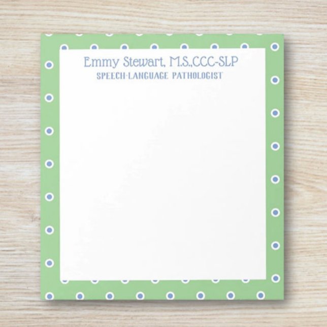 Gib es! Individuelles SLP Notizblock! Notizblock (Von Creator hochgeladen)