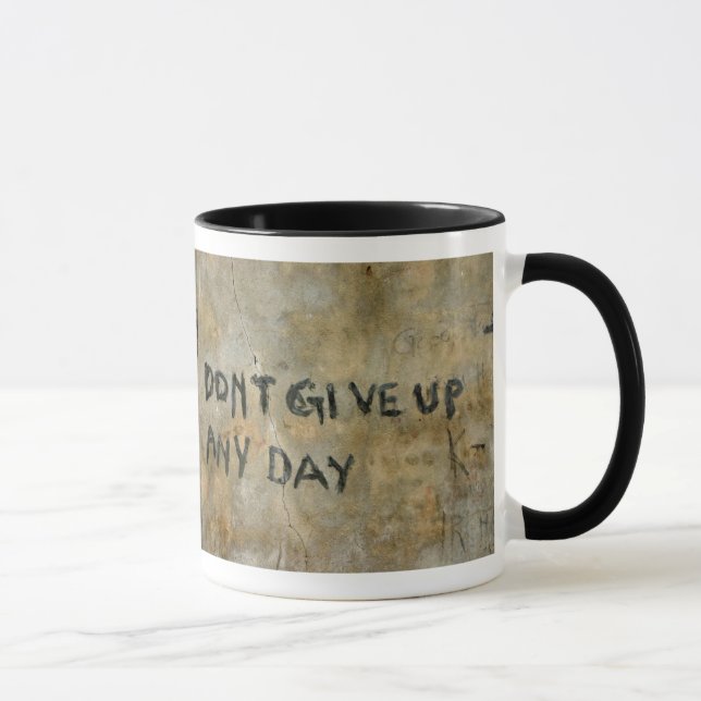 Gib keinen Tag auf - Tasse (Rechts)