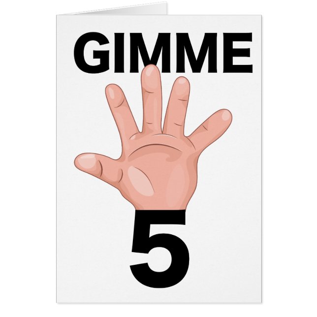 Gib mir 5 (Vorne)