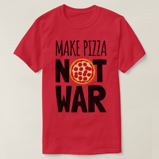 Gib mir bitte Pizza. T-Shirt (Design vorne)