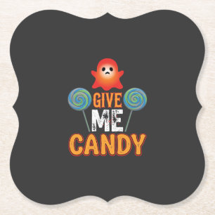 Gib mir Candy Halloween Geist_1 Untersetzer
