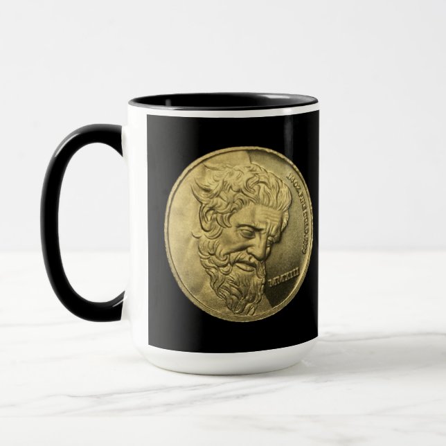 Gib mir das Gold Tasse (Links)