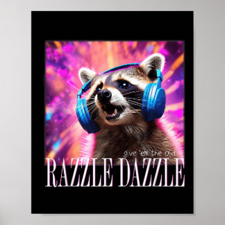 Gib mir die alten Razzles Dazzles Retro Y2k 90er M Poster