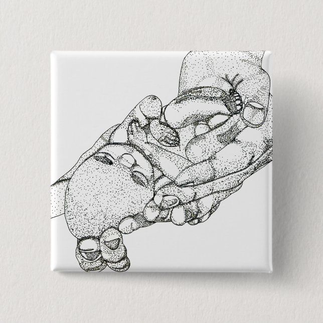 Gib mir die Wahl, indem du mir das Leben gibst Button (Vorderseite)