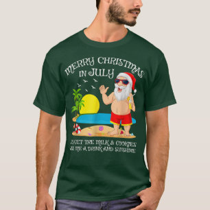 Gib mir ein Getränk und Sonnenschein Weihnachten f T-Shirt