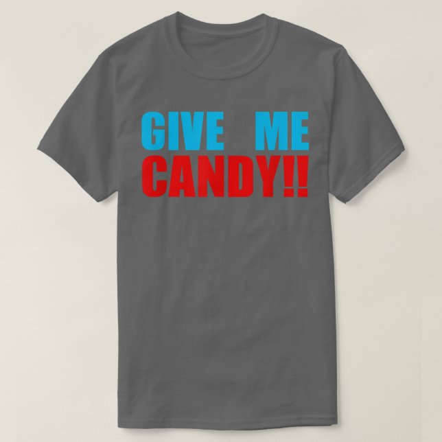 Gib mir einen kandy Halloween Trick oder Treat Swe T-Shirt (Design vorne)