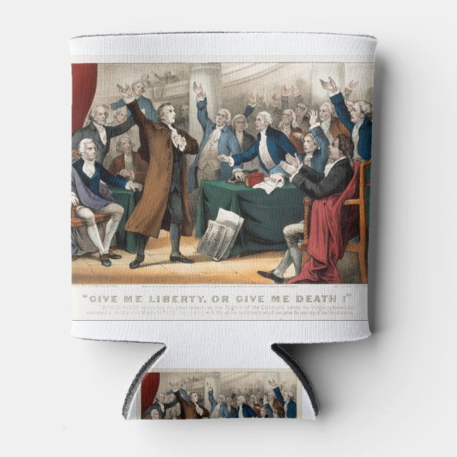 Gib mir Freiheit, oder gib mir den Tod! Patrick He Dosenkühler (Vorderseite)