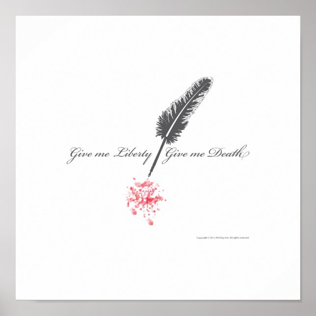 Gib mir Freiheit oder gib mir den Tod Poster (Vorne)