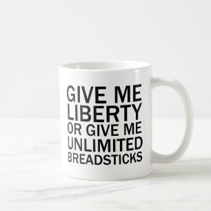 Gib mir Freiheit oder gib mir unbegrenzte Breadsti Tasse