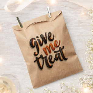 Gib mir Leckerei Halloween Candy Favor Bags Geschenktütchen