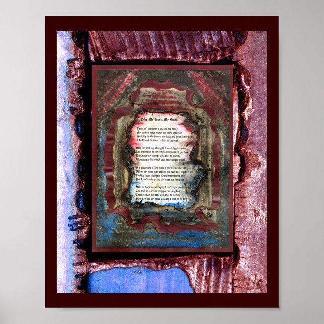 Gib mir mein Herz zurück Poster (Vorne)