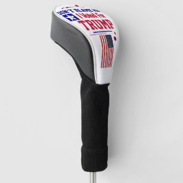 Gib mir nicht die Schuld, dass ich für Trump gesti Golf Headcover