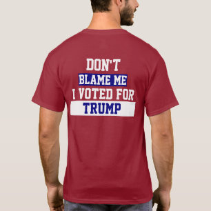 Gib mir nicht die Schuld Trump "Trockenlegung des T-Shirt