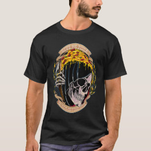 Gib mir Pizza oder gib mir dein Soul Grim Sensenma T-Shirt
