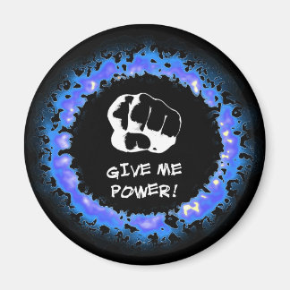 Gib mir Power! - Blau1 Magnet