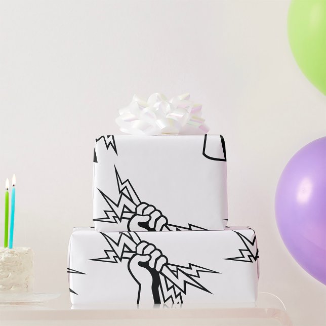 Gib mir Power Geschenkpapier (Von Creator hochgeladen)